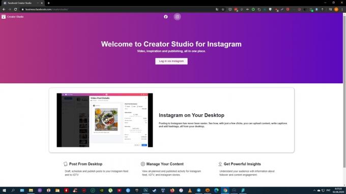 How to upload a photo to Instagram from a computer: switch your account to a professional one
