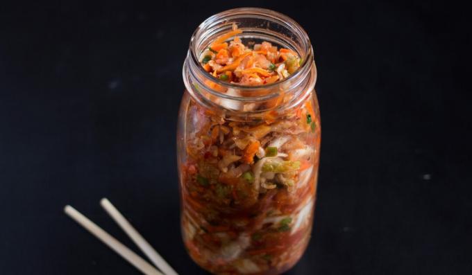 Korean cabbage kimchi