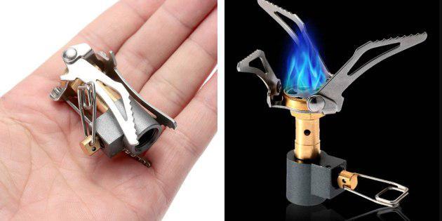 Foldable burner