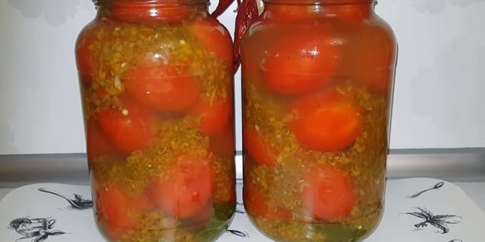 Recipes: Marinated tomatoes with pepper and carrot