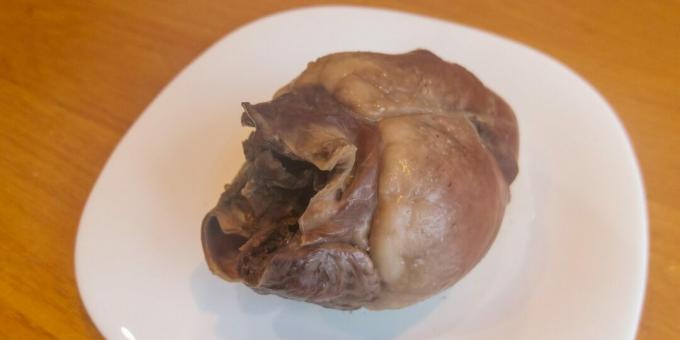 How much to cook a pork heart