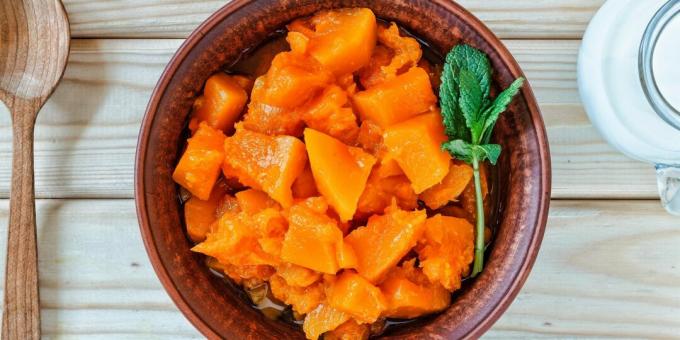 How much to cook pumpkin