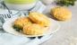 Cheese cookies with herbs and lemon zest