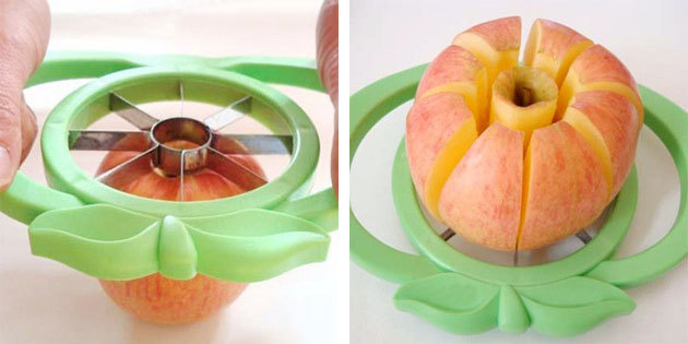 Cutter for apples