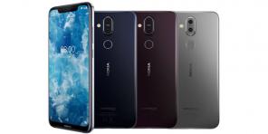 Presented by Nokia 8.1 c «fringe», and Android 9.0 Pie