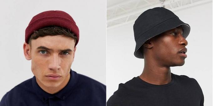 Men's clothing for women: hats, caps and caps