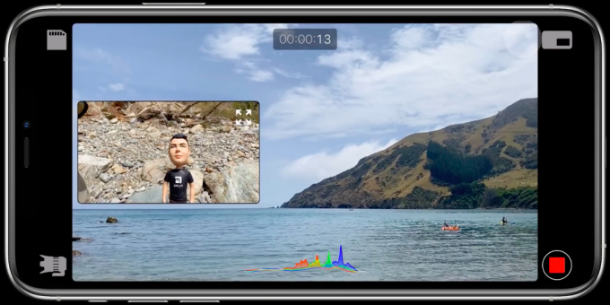The iPhone now has the ability to shoot with two cameras simultaneously