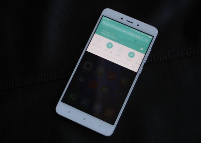 Xiaomi Redmi Note 4: shutter notifications