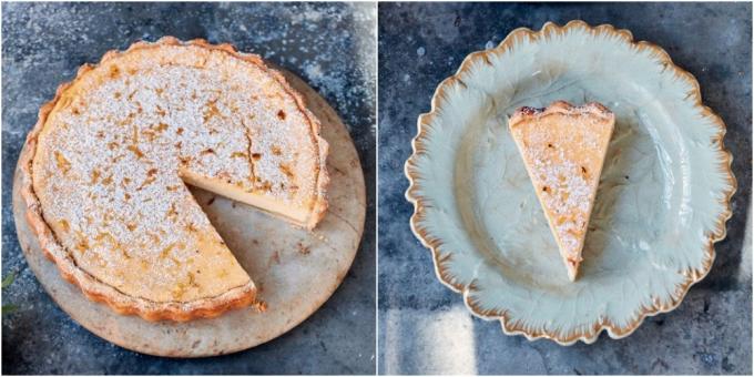 Lemon pie with ricotta from Jamie Oliver