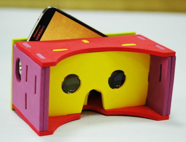Head-mounted display of the I am Cardboard