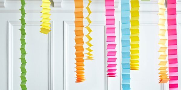 Note paper garland
