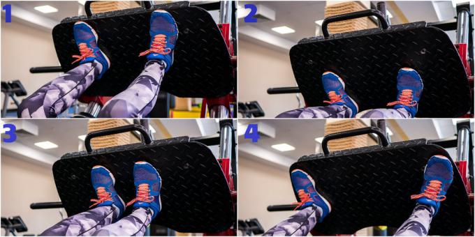 training in the gym: Setting Foot on the platform