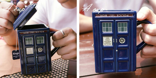 Funny mug: Mug-TARDIS
