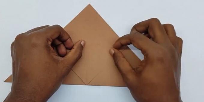 how to make the envelope front bend angle