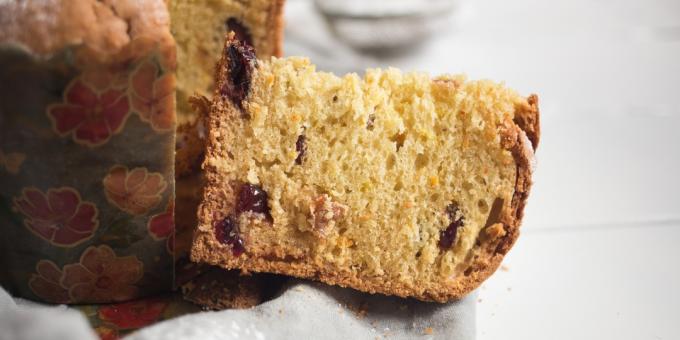 Italian panettone without yeast