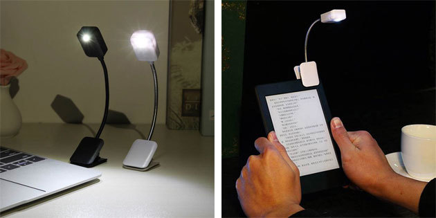 Lamp for reading e-books 
