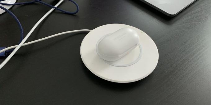 Samsung Galaxy Buds: wireless charging