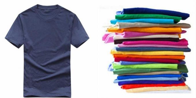 solid-color T-shirt