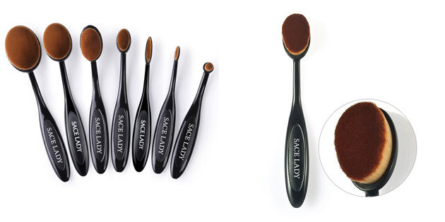 Brushes for use with creamy texture