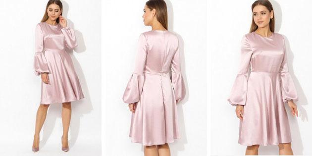 Smooth dress with voluminous sleeves of Tutto Bene