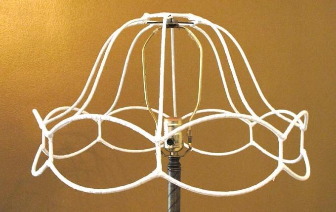 Old fixture as a stand for jewelry