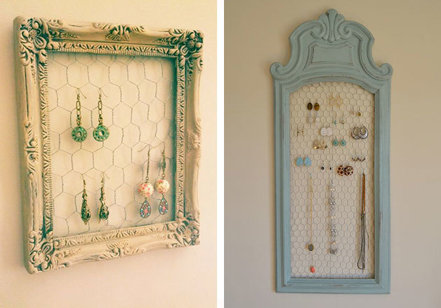 jewelry in the picture frame