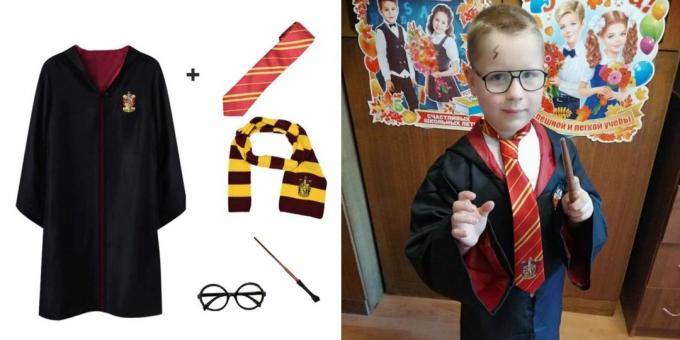 New Year costumes for children: Harry Potter