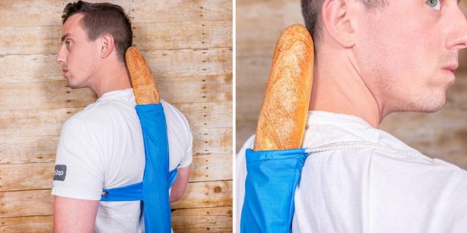 useless INVENTION for carrying baguette