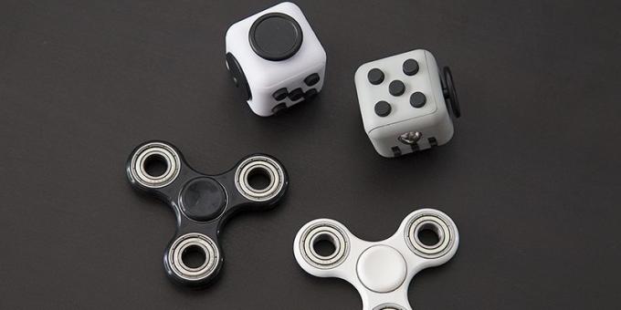 Fidget Cube and Fidget Spinner