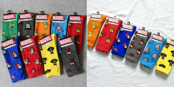 Socks for comics fans