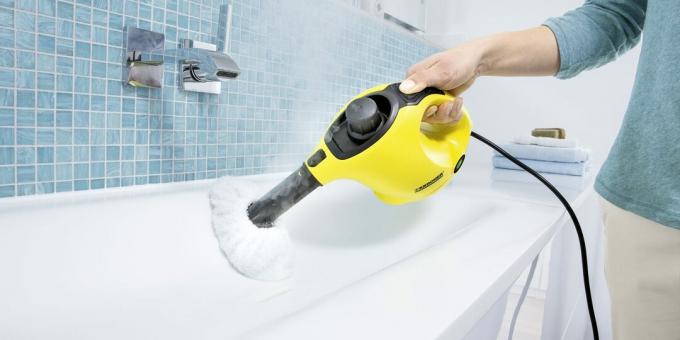 House cleaning: Karcher steam cleaner
