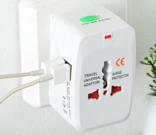 Universal Travel Adapter with USB-charging