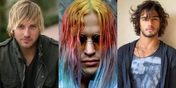 Trendy men's haircuts 2019: grunge