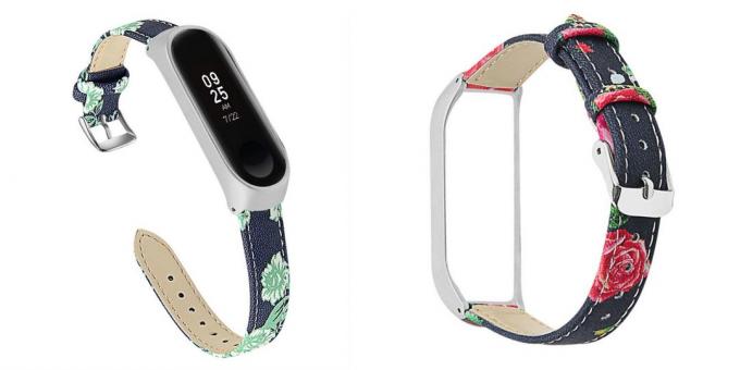 Strap with floral print for Xiaomi Mi Band 4