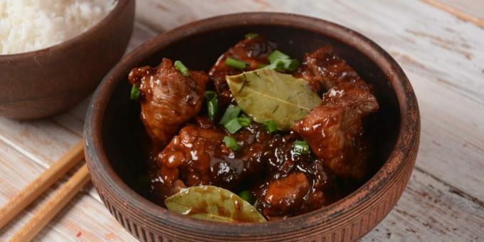 Adobo - Filipino style pork stew