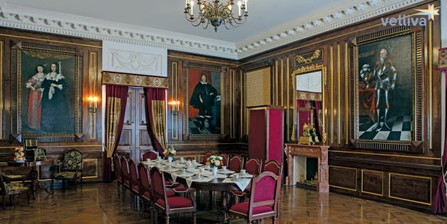 The interior of the castle Nesvizh