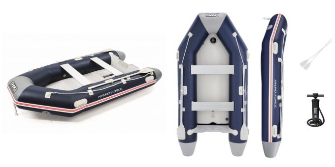 Products for active recreation on the water: inflatable boat