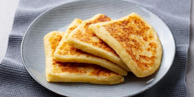 Instead of regular bread: baked potato scones