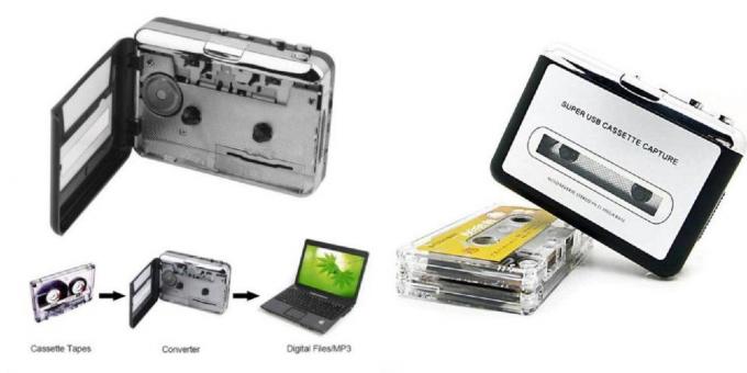 Converter for digitizing audio tapes