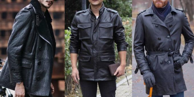 Men's Fashion - 2019: jackets and coats in leather