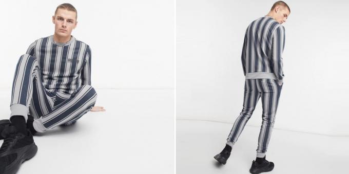 Striped tracksuit 