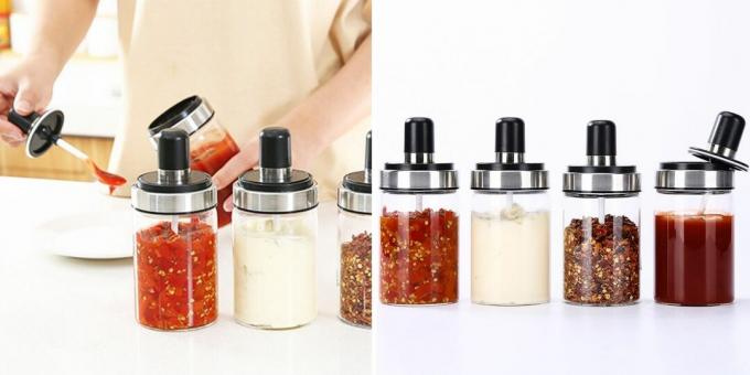 home furnishings: jars for spices