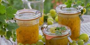 10 recipes jam of gooseberry with mild sourness