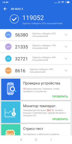 review Xiaomi Mi Max 3: AnTuTu