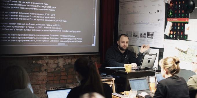 Maxim Ilyahov teaches courses