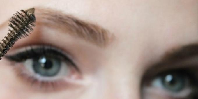 save on cosmetics: brush eyebrow