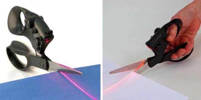 unusual gadgets: laser scissors