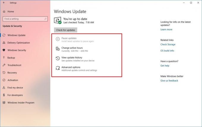 Spring update the version of Windows 10: fix the system updates