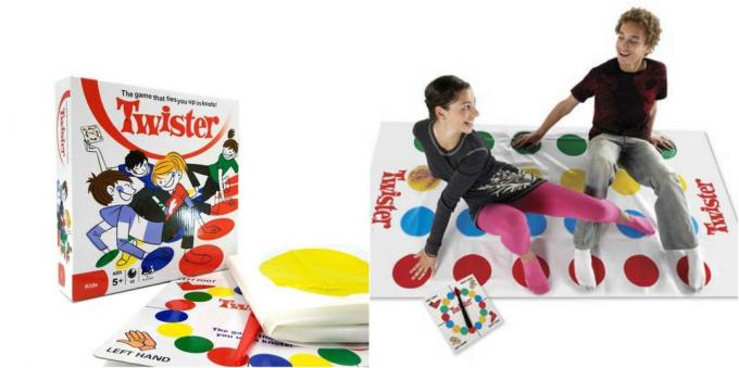 Products for the party: Twister