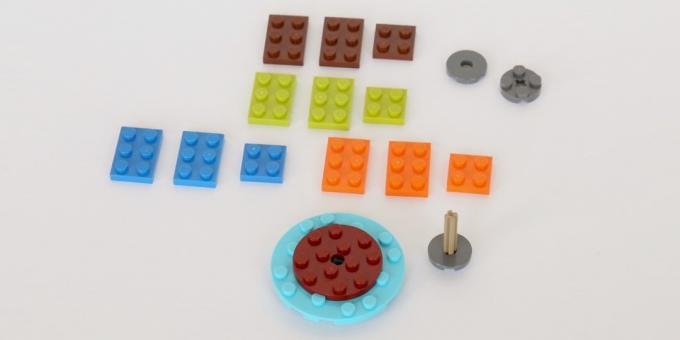 how to make a spinner of Lego